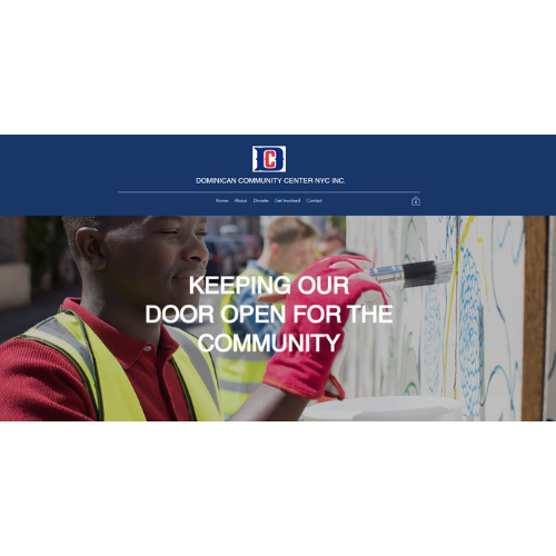 Dominican Community Center website screenshot